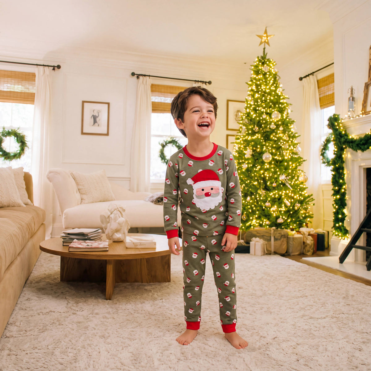 Cookie Santa Pajamas