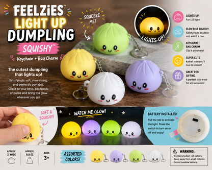 Light Up Dumpling  Keychain