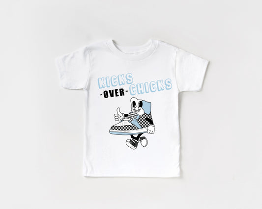 Kicks Over Chicks Tee