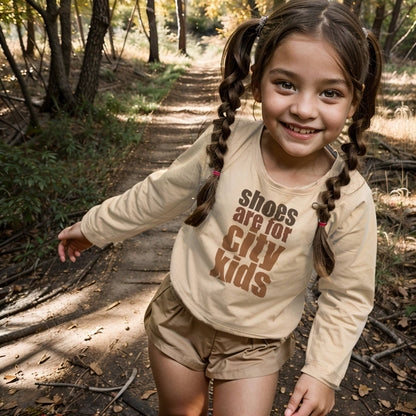 "Shoes are for City kids" Long Sleeve T-Shirt
