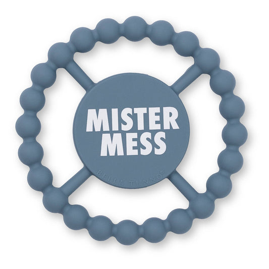 Mister Mess Happy Teether: Blue