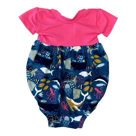 Sea Life Bubble Romper