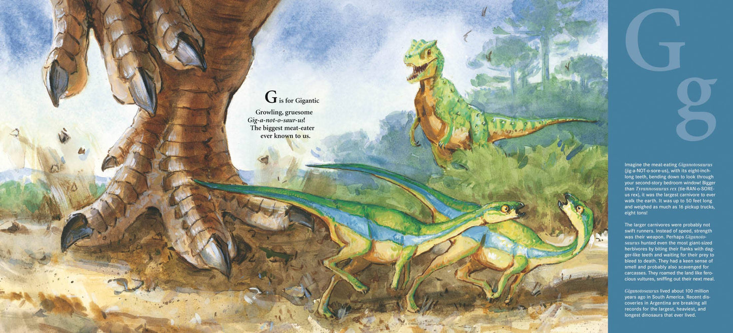 D is for Dinosaur picture book: A Prehistoric Alphabet