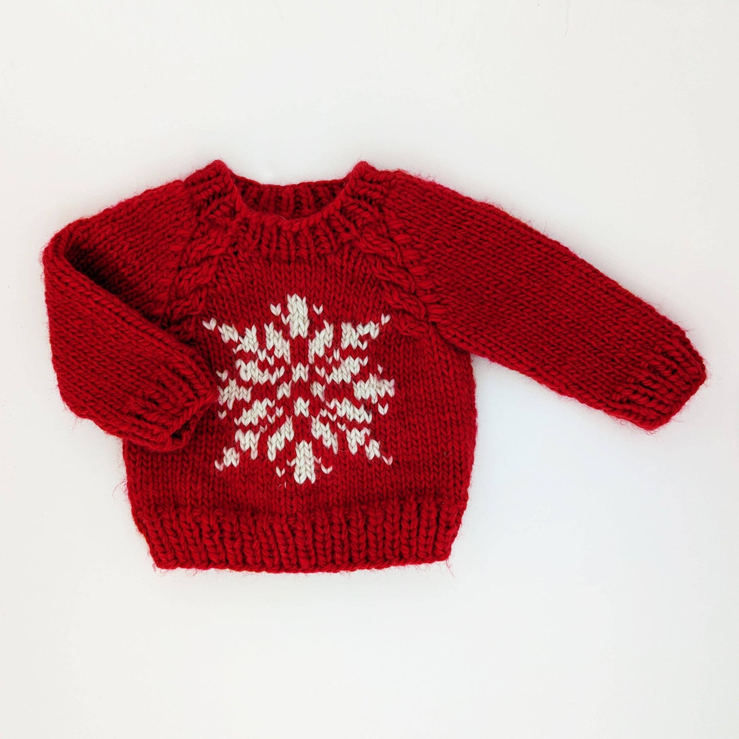 Snowflake Red Sweater