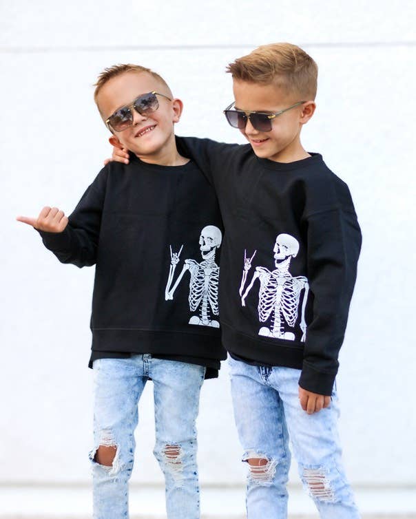 Rocker Skelly Sweatshirt: