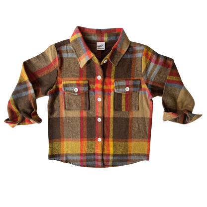 Flannel Shackets Red + Black
