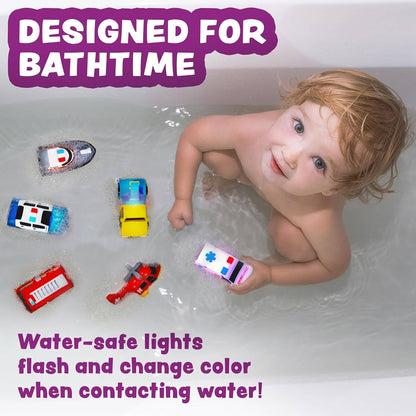 Emergency™ Cars Light Up Bath Toys