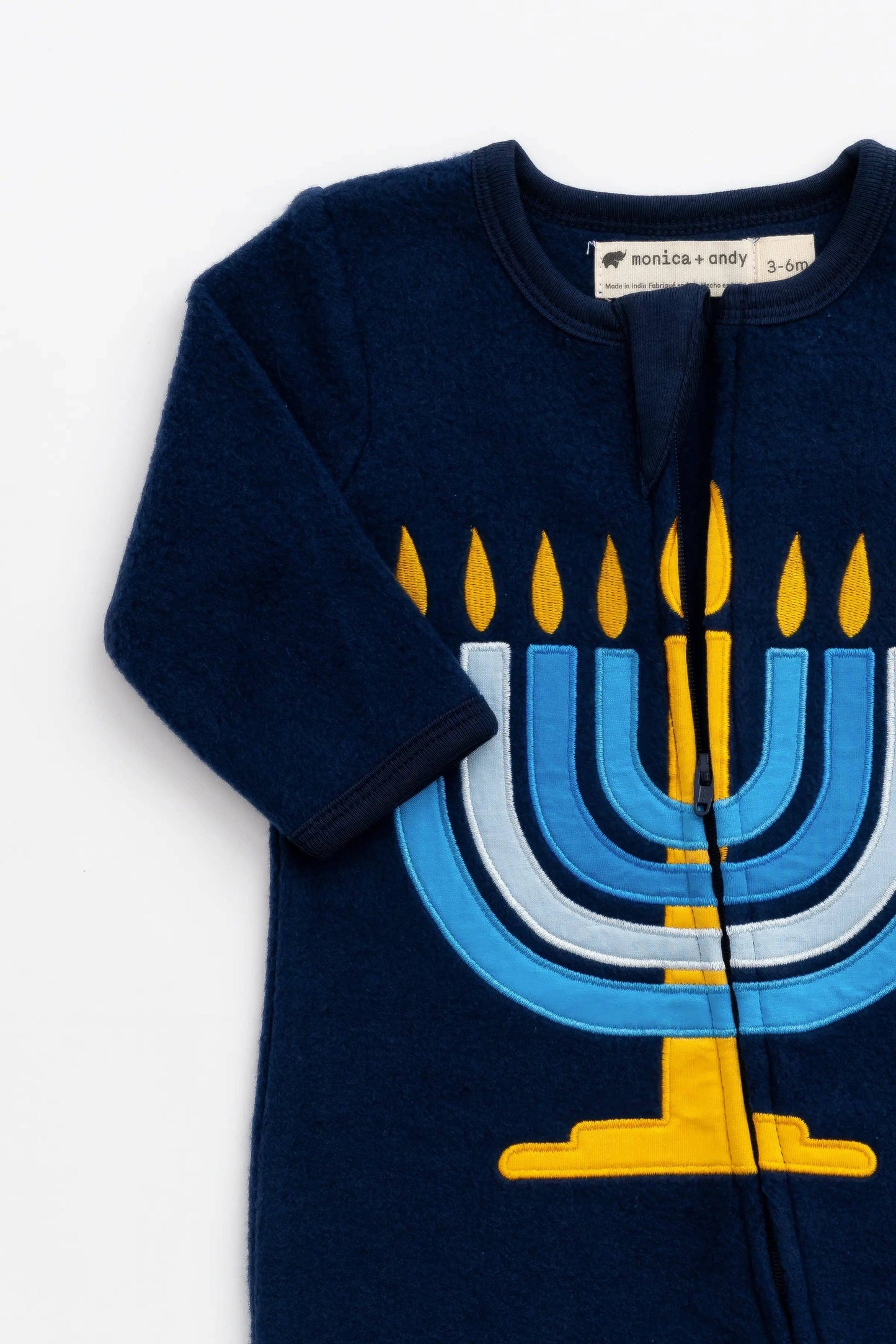 Fleece Dreidel Romper