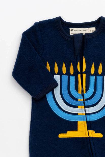 Fleece Dreidel Romper