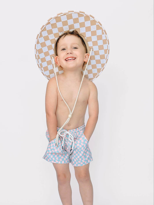 Pink Wave Hybrid Swim Shorts