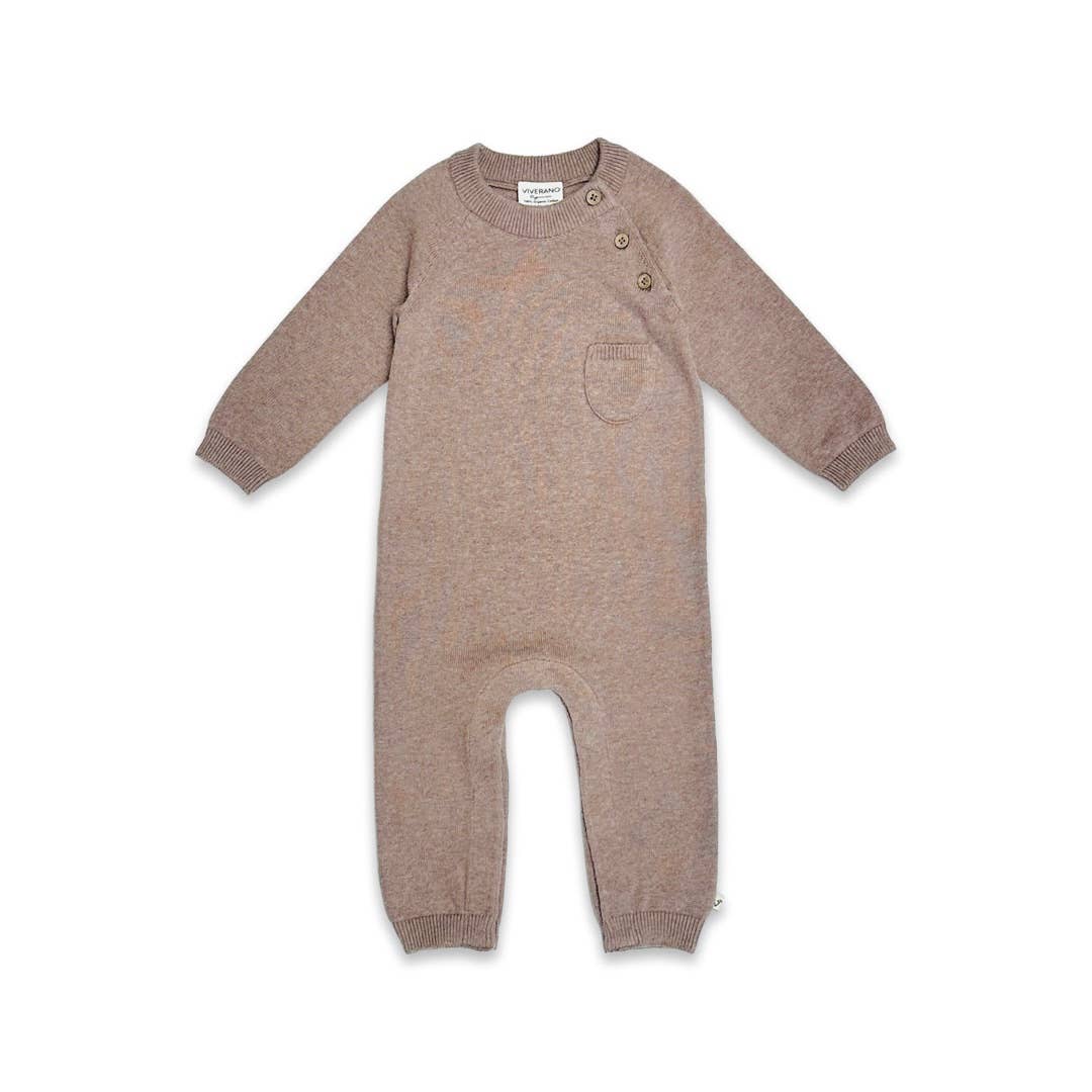 Side Button & Pocket Knit Romper