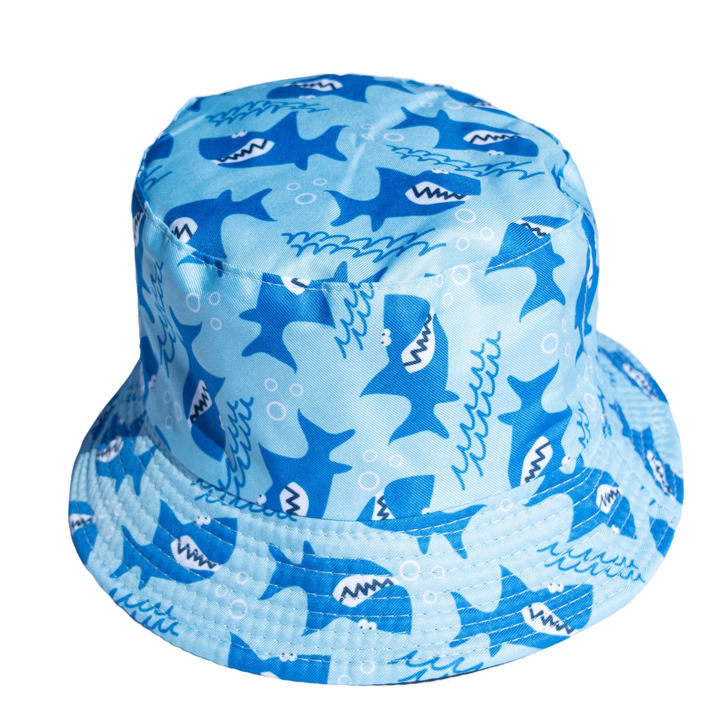 Reversible Bucket Hats: Snarky Sharks