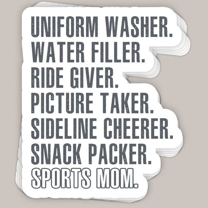 Sports Mom Sticker decal