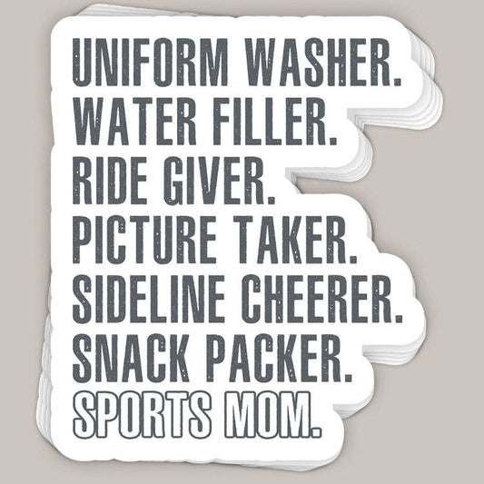 Sports Mom Sticker decal