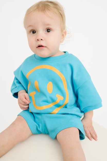 Blue Smiley Set