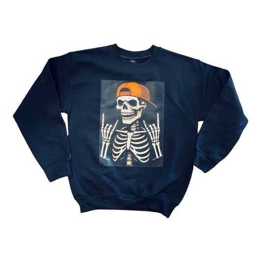 Skelly W/ Hat Sweatshirt