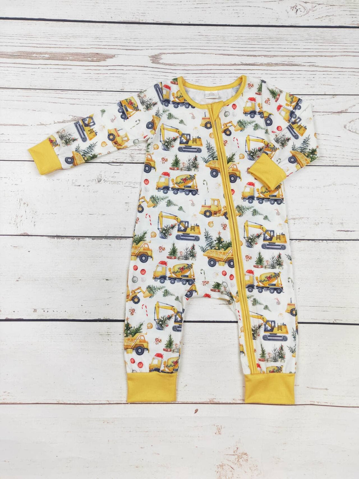 Christmas Construction Romper