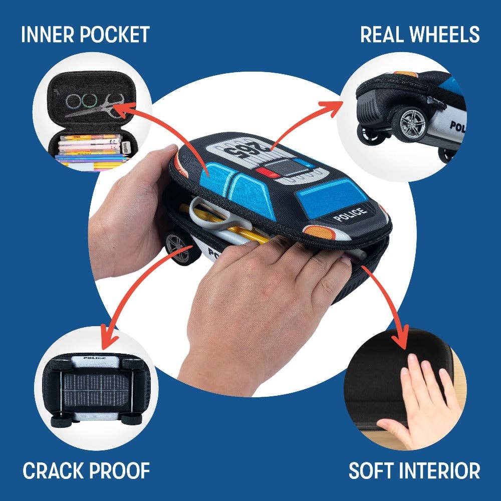 Police Car Pencil Case