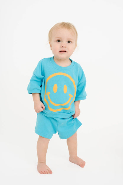 Blue Smiley Set