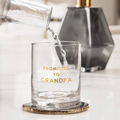 Promoted to Grandpa DOF Glass
