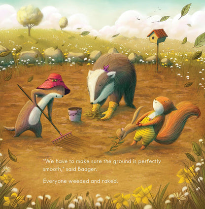 Badger's Perfect Garden picture book
