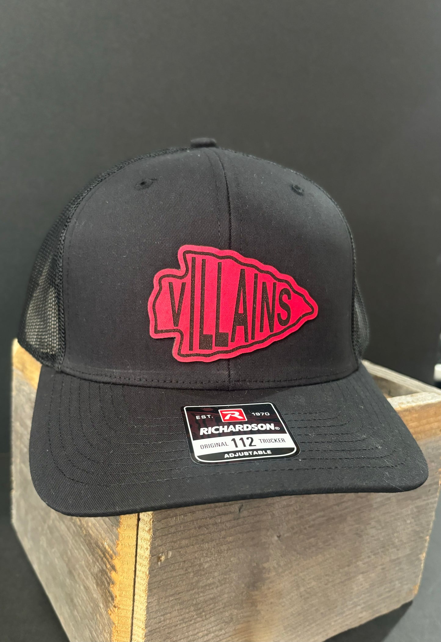 Villains Black Trucker Hat A