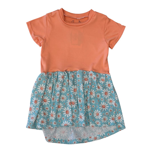 Peach Twirl Dress