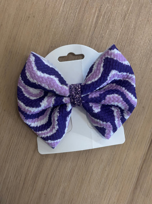 Purple Wave Bow