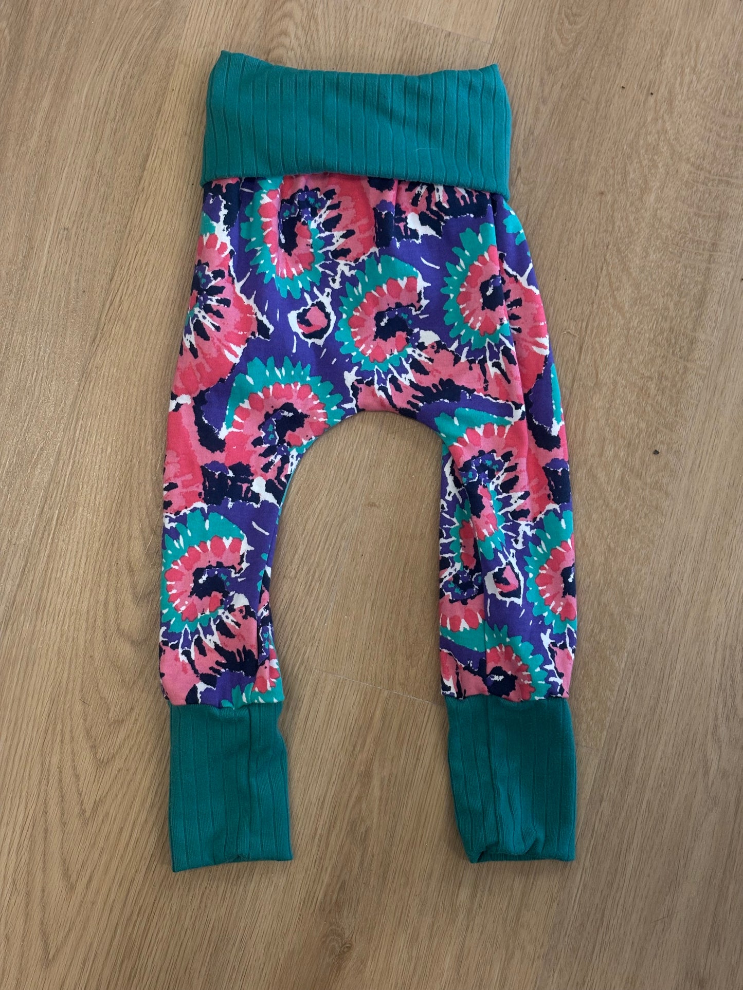 Grow With Me Teal Swirl Pants