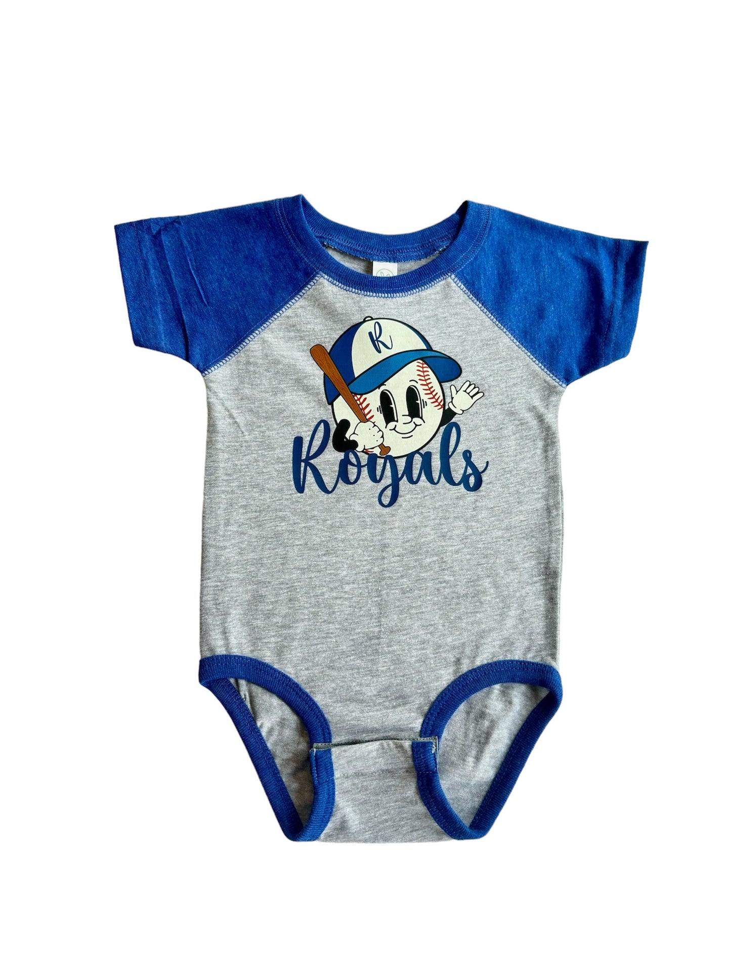 Royal Baseball Onesie