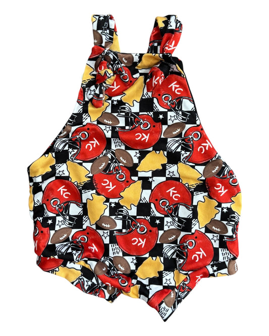 KC Football Bubble Romper