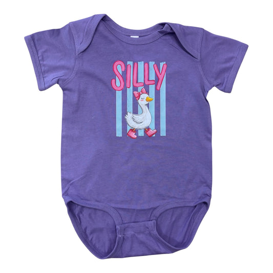 Purple Silly Goose Onesie