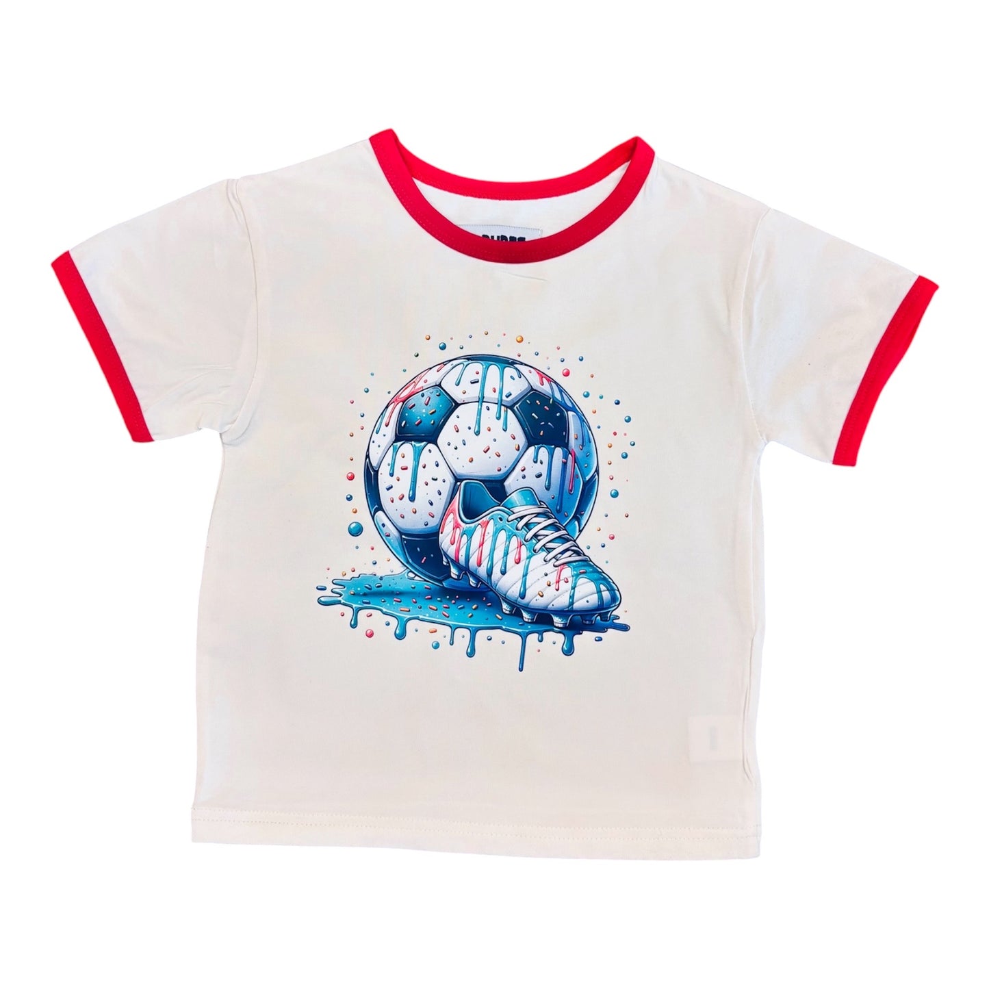 Drippy Soccer Ringer T-Shirt