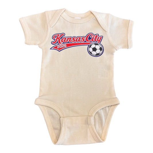 Kansas City Soccer Ball Onesie