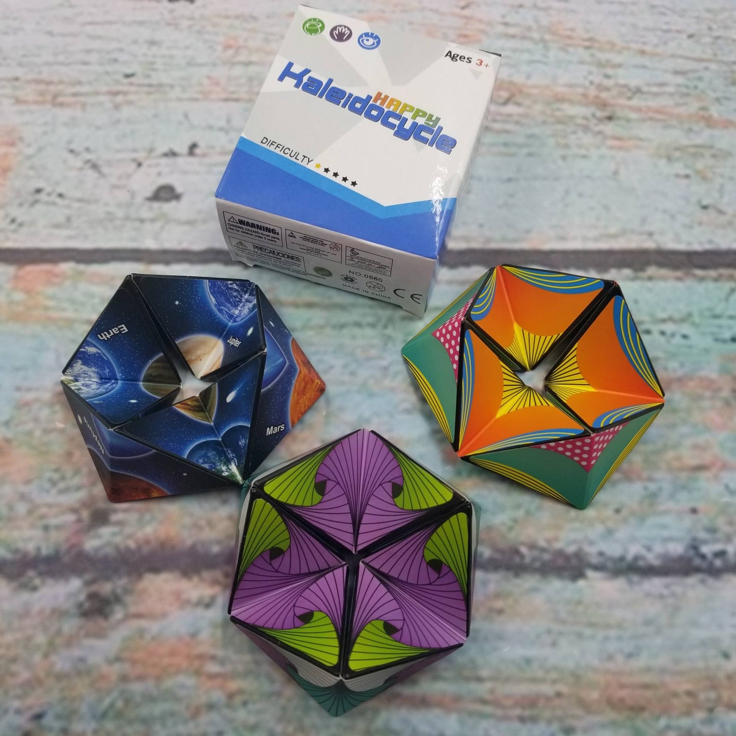 Infinity Flip Magic Cubes Decompression Fidget Toys: Universe