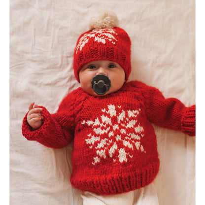 Snowflake Red Sweater