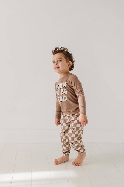 Smiley Check Joggers