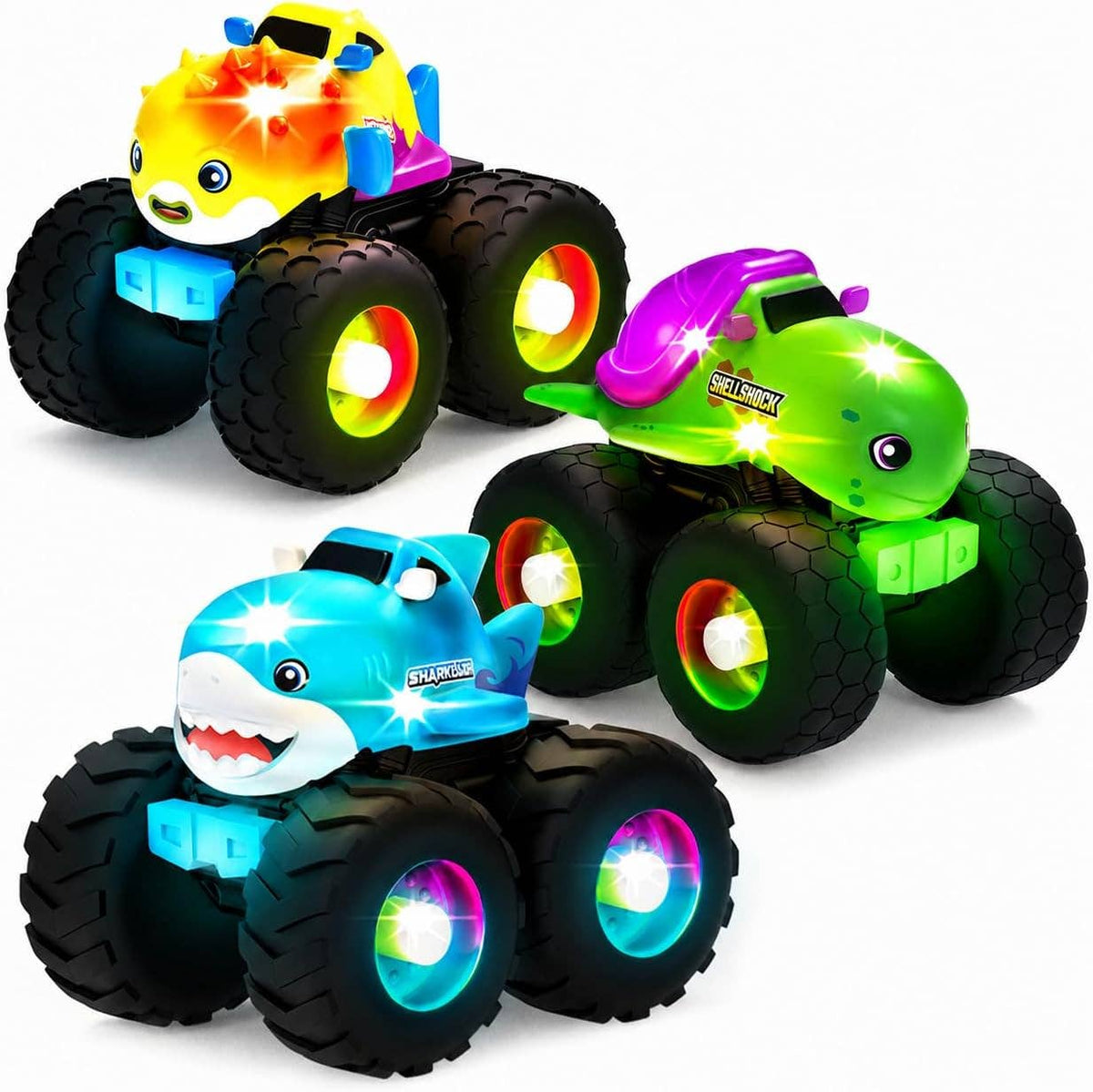 Monster Trucks™ Light Up Bath Toys
