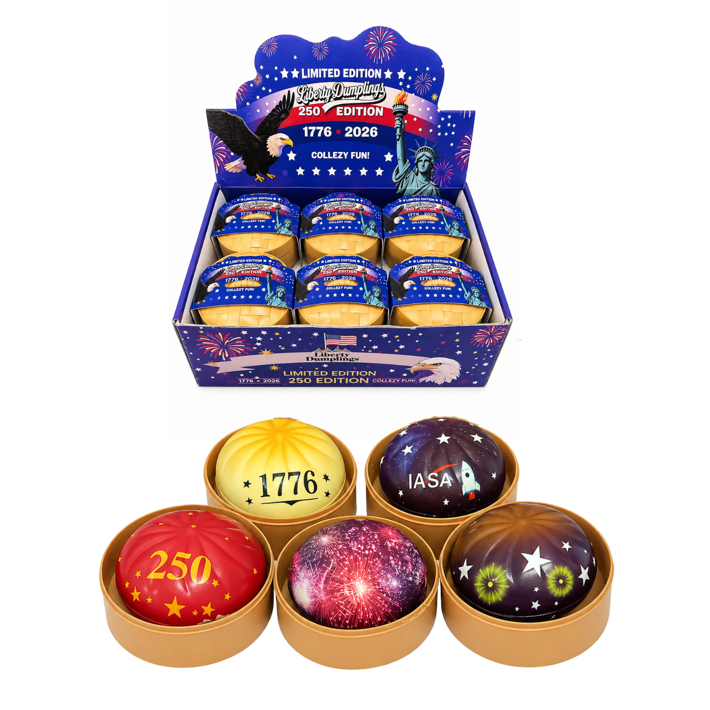 Liberty Dumpling Foam Squishy – Limited Edition
