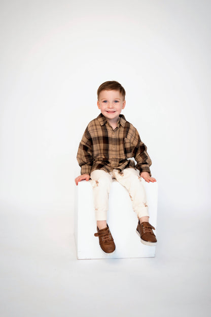 Alpine Heritage Plaid Button-Up Flannel