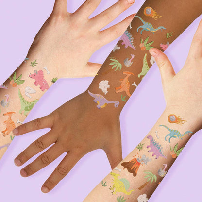 DINOSAURS temporary tattoos