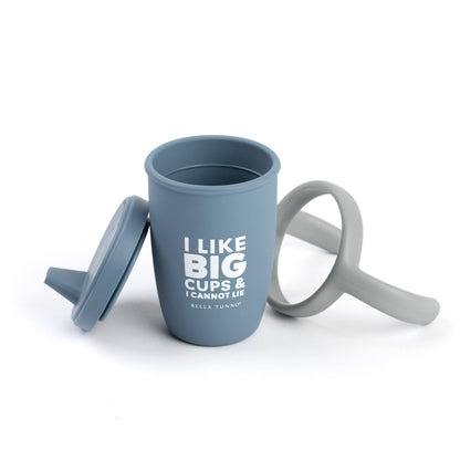 I Like Big Cups Happy Sippy Cup: Blue