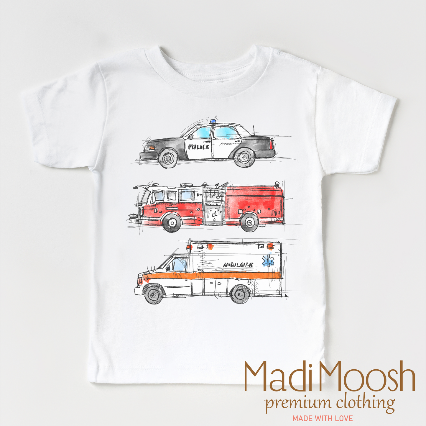 Emergency Vehicle  Tee