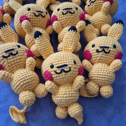 Crochet Pikachu Keychain