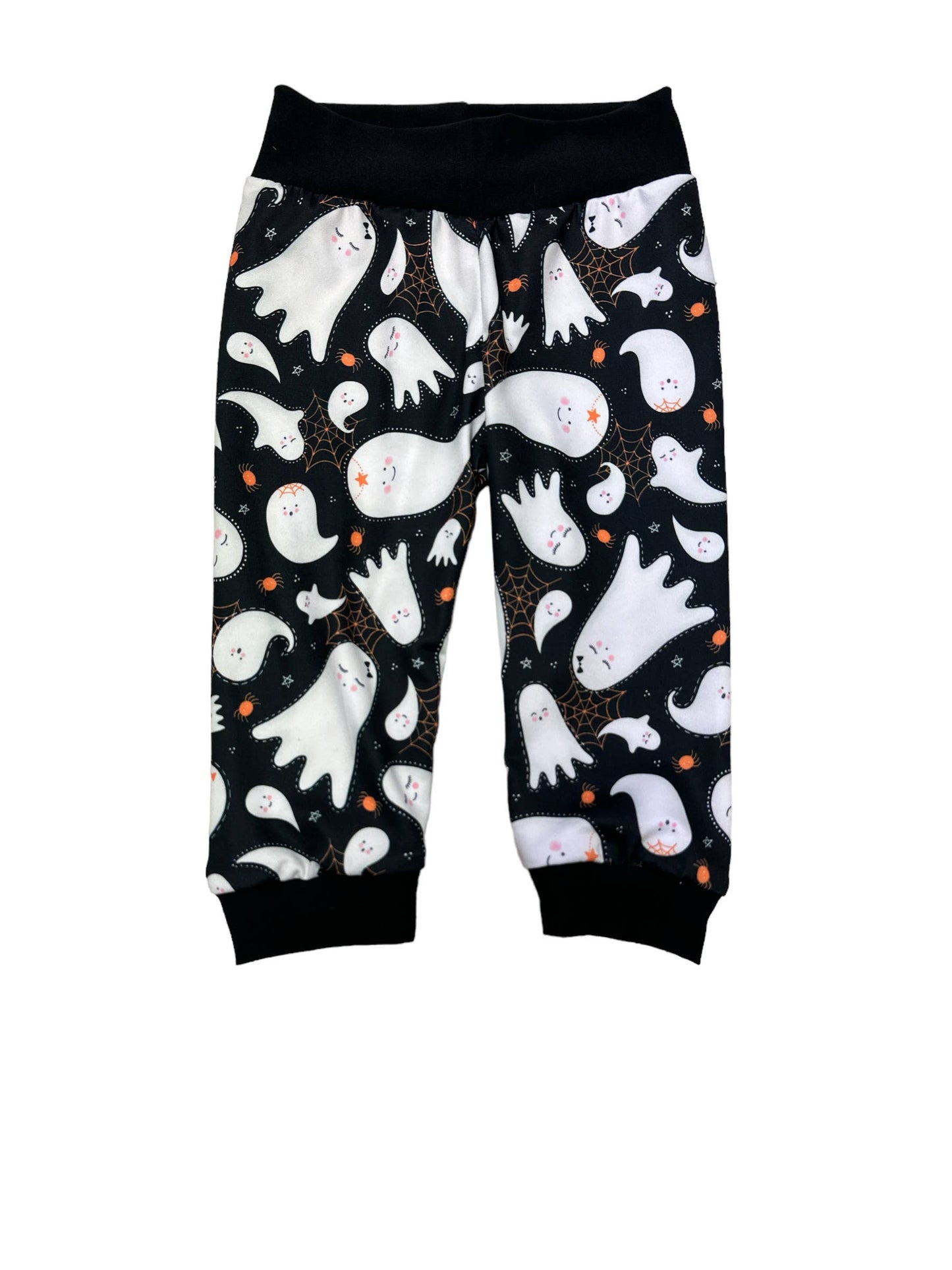 Black Ghosts Halloween Joggers