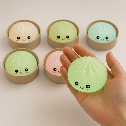 Mystery  Glow-in-the-Dark Dumpling Squishy Stress Relief Toy