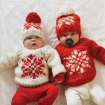 Snowflake Red Sweater