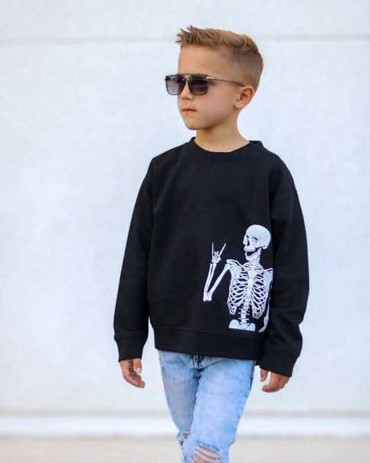 Rocker Skelly Sweatshirt: