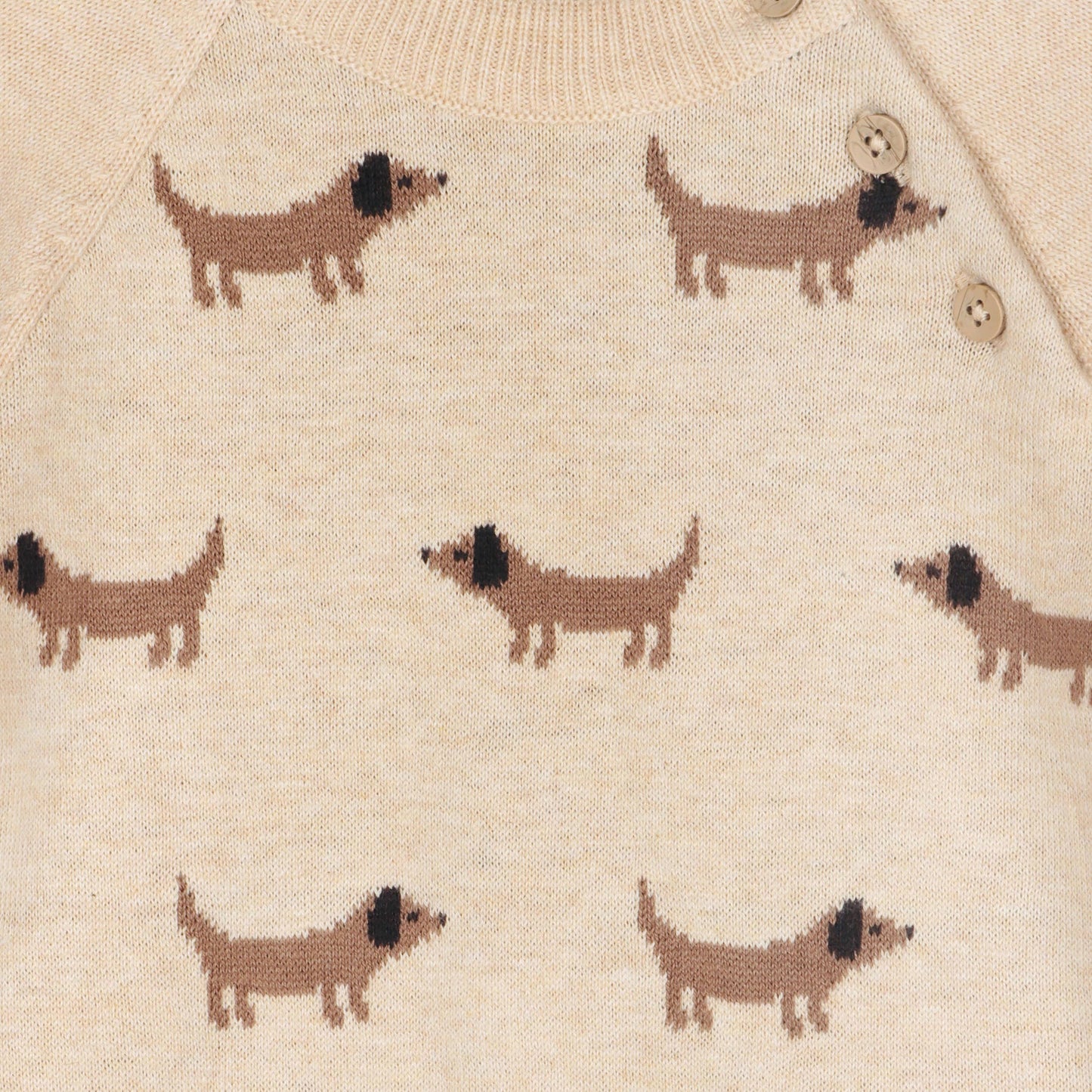 Doxie Dog Jacquard Sweater