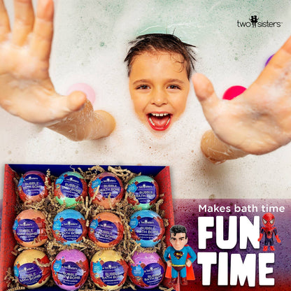 Superhero Kids Bath Bombs